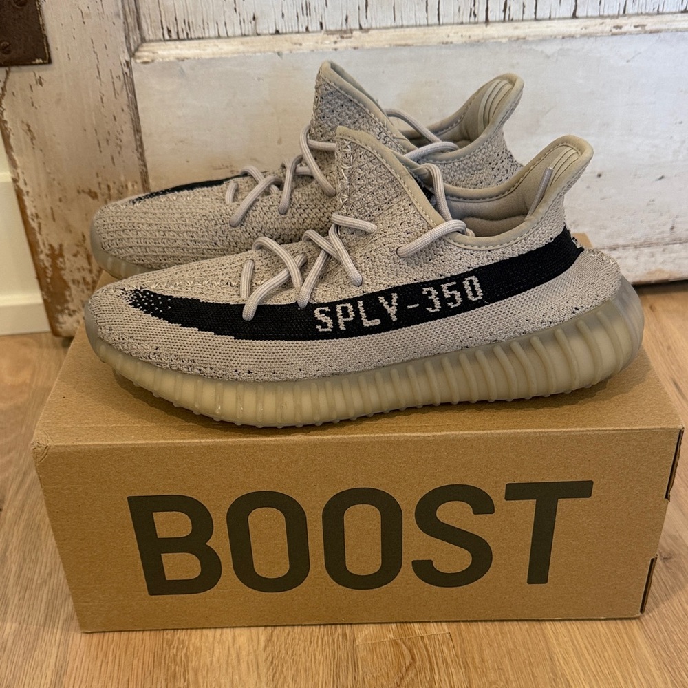 adidas Yeezy Boost 350 V2 Gray Black Sneakers